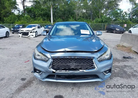 2018 Infiniti Q50 3.0T Luxe from USA, damaged, VIN JN1EV7APXJM365505